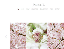 Tablet Screenshot of janice-k.com